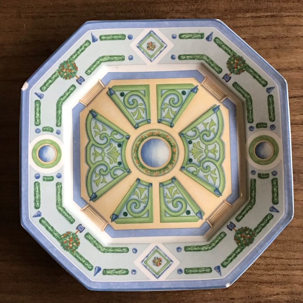 Limoges France Philippe Deshoulieres Jardin Royal Versailles Dinner Plate